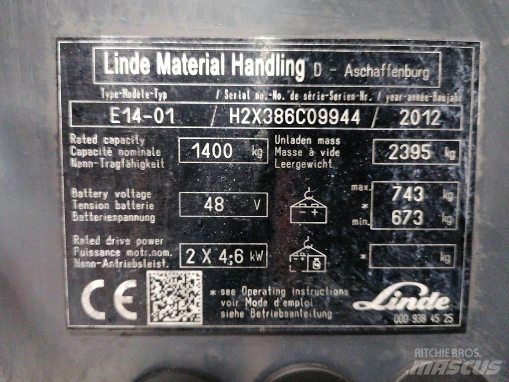 Linde E14-01 電動堆高機