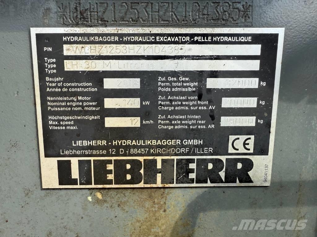 Liebherr LH 30 M 廢棄物/工業用操作車