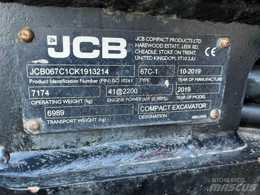 JCB 67 C 小型挖土機/掘鑿機<7t(小型挖掘機)