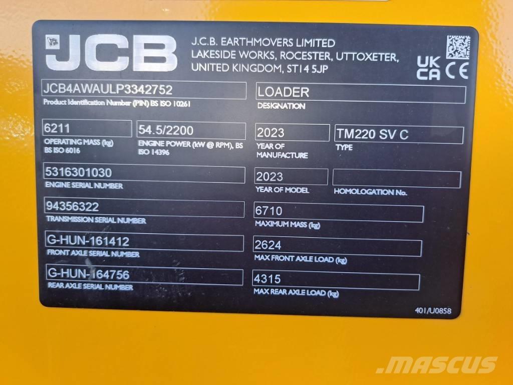 JCB TM 220 SV 輪胎式裝載機