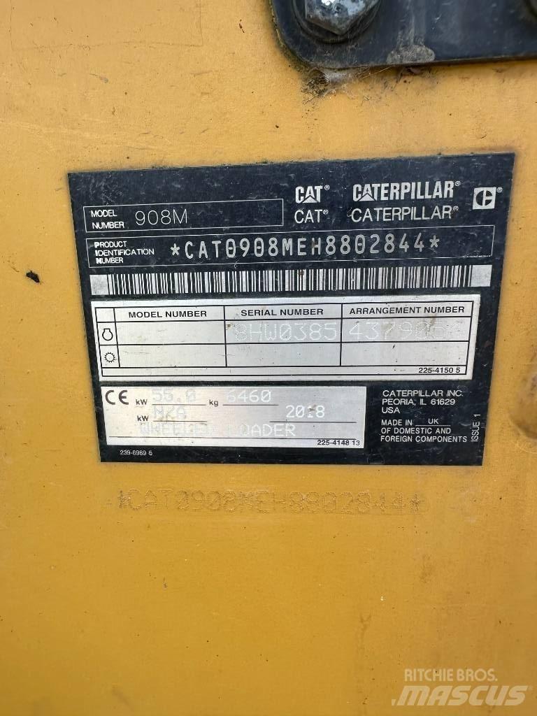 CAT 908M 輪胎式裝載機
