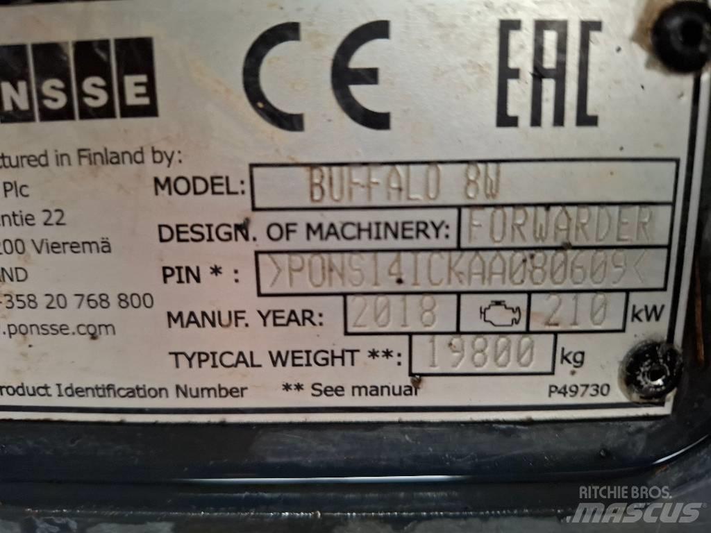 Ponsse Buffalo 8W 集運機