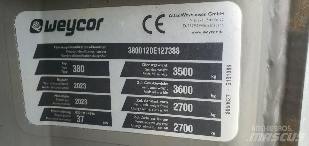 Weycor AR 380 輪胎式裝載機