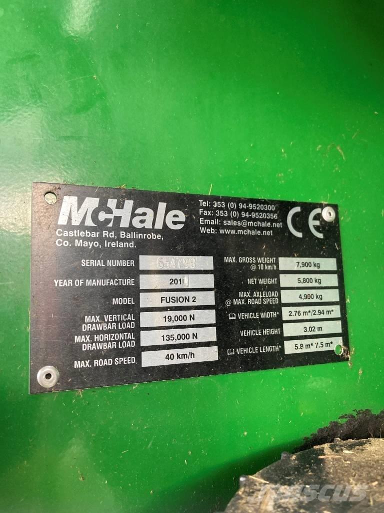 McHale Fusion 2 圓型牧草打包機