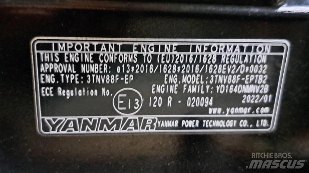 Yanmar 3TNV88F-EPTB2 引擎/發動機
