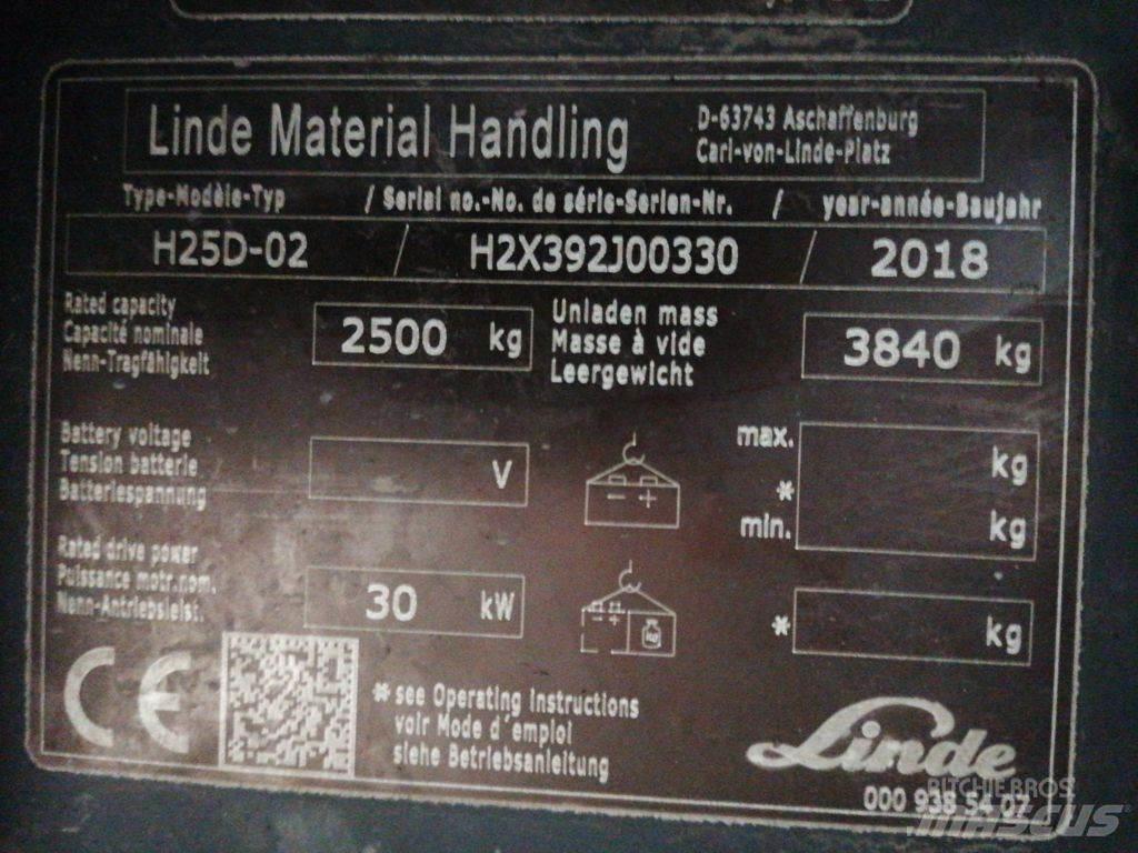 Linde H25D-02 柴油卡車