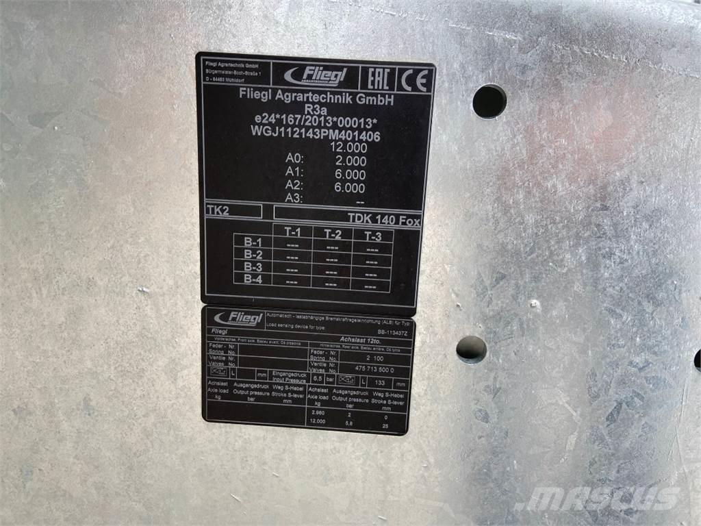 Fliegl TDK 140 FOX 其他農業機械