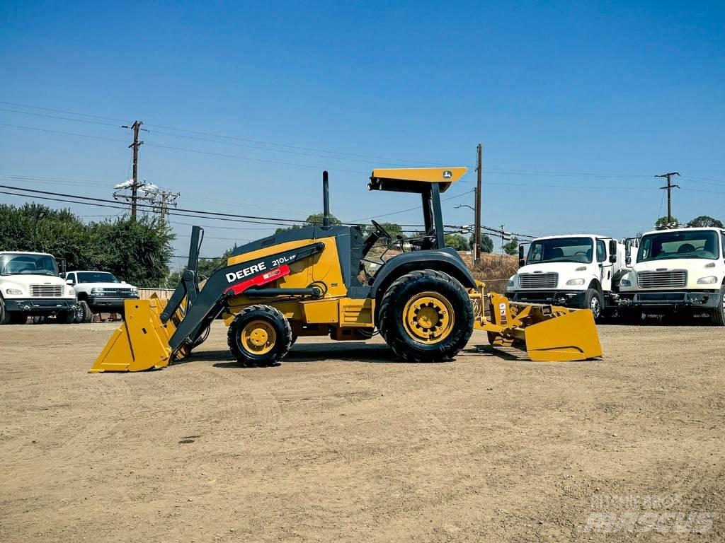 John Deere 210 LE EP 前端裝載機和挖掘機