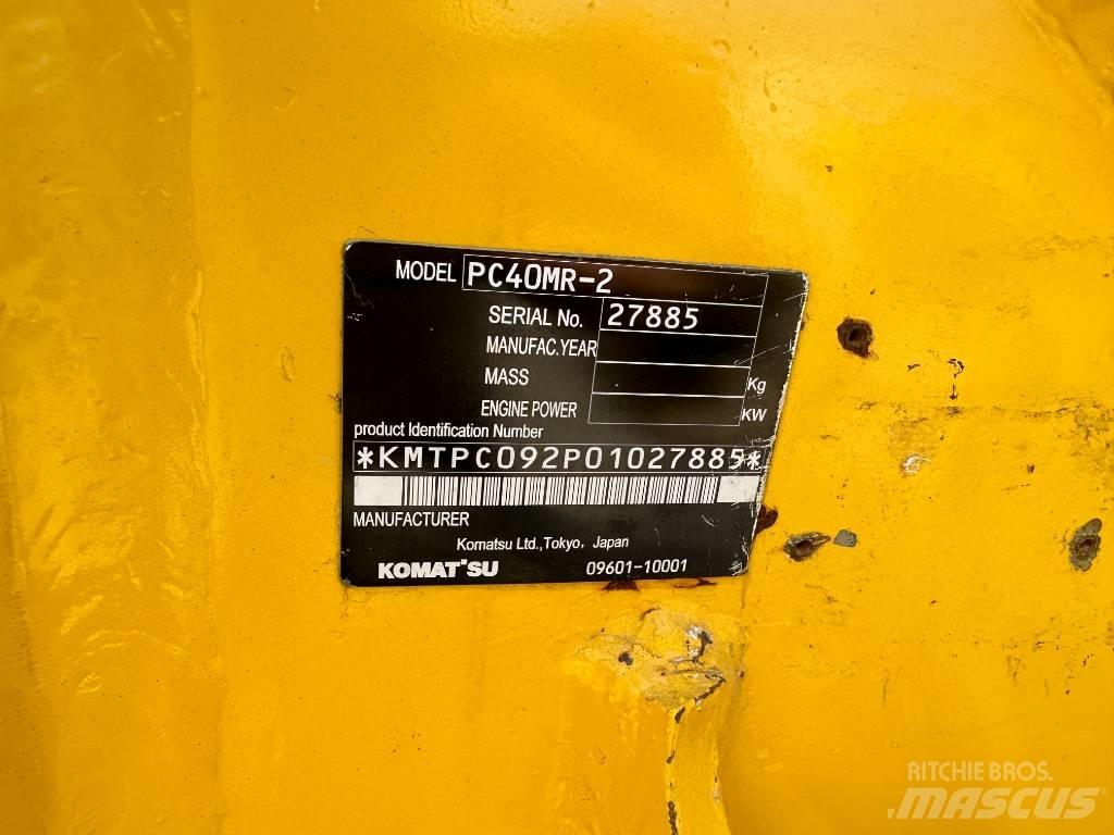 Komatsu PC 40 小型挖土機/掘鑿機<7t(小型挖掘機)