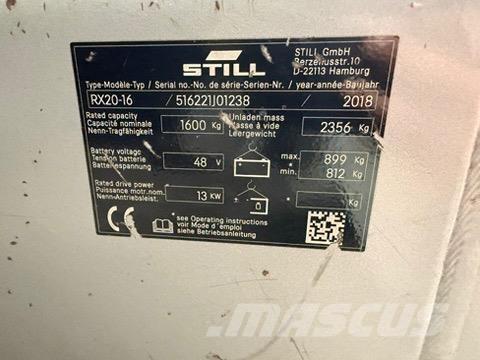 Still RX20-16 電動堆高機