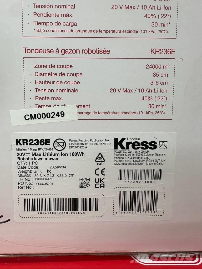 Kress KR236E 機器人割草機