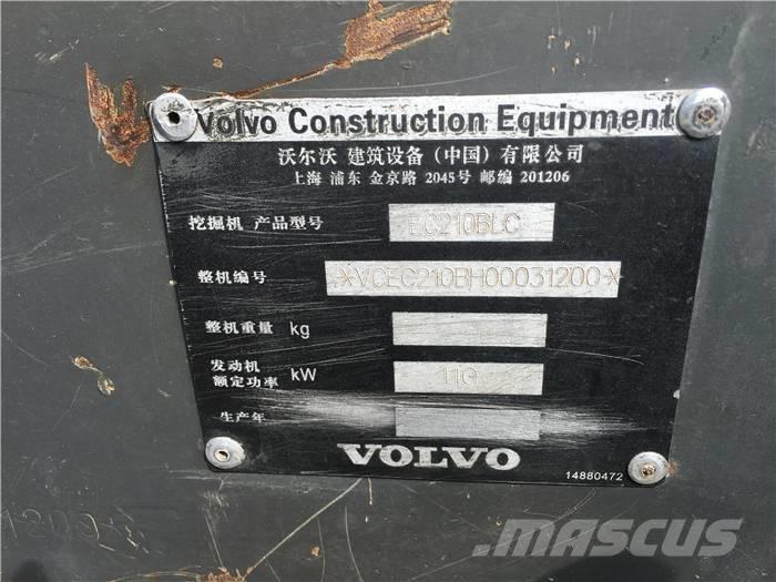 Volvo EC 210 B LC 履帶式 挖土機/掘鑿機/挖掘機