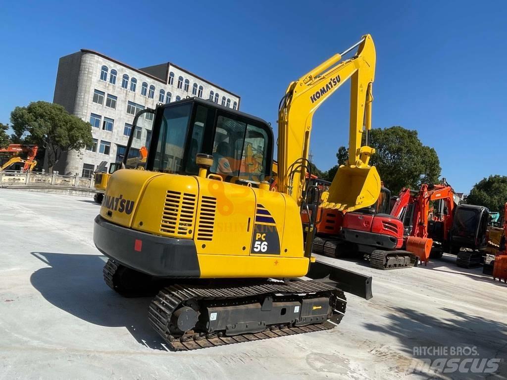 Komatsu PC 56 小型挖土機/掘鑿機<7t(小型挖掘機)