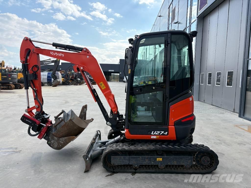 Kubota U 27-4 小型挖土機/掘鑿機<7t(小型挖掘機)