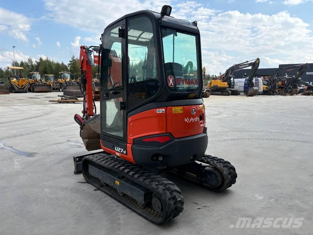 Kubota U 27-4 小型挖土機/掘鑿機<7t(小型挖掘機)