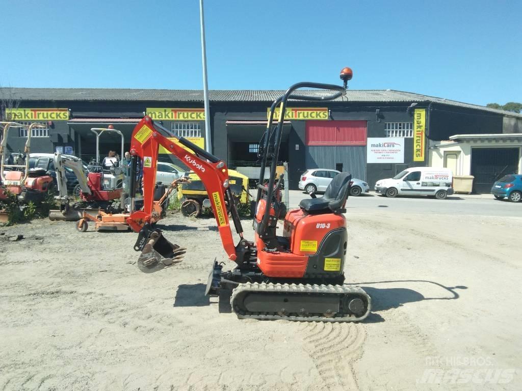 Kubota U 10-3 小型挖土機/掘鑿機<7t(小型挖掘機)