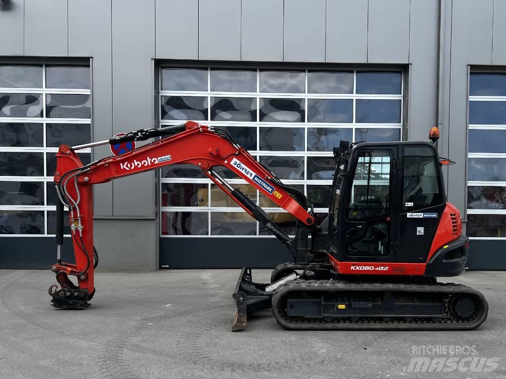 Kubota KX 080-4 | OQ45 中型挖土機/掘鑿機/挖掘機 7t-12t