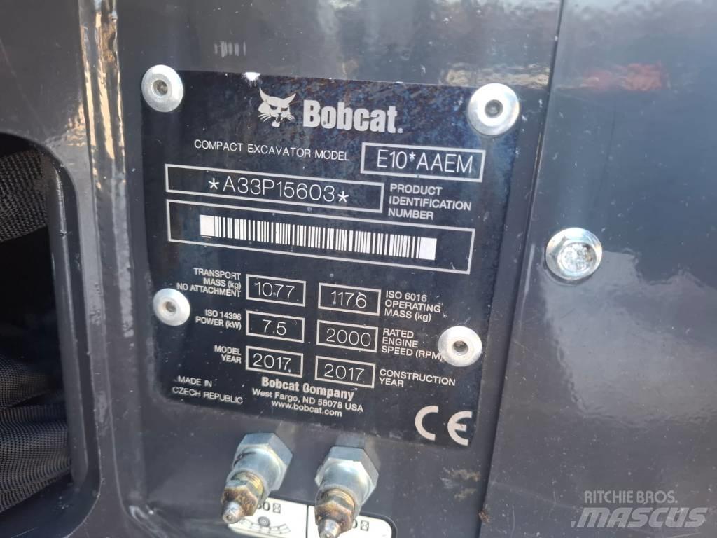 Bobcat E 10 小型挖土機/掘鑿機<7t(小型挖掘機)