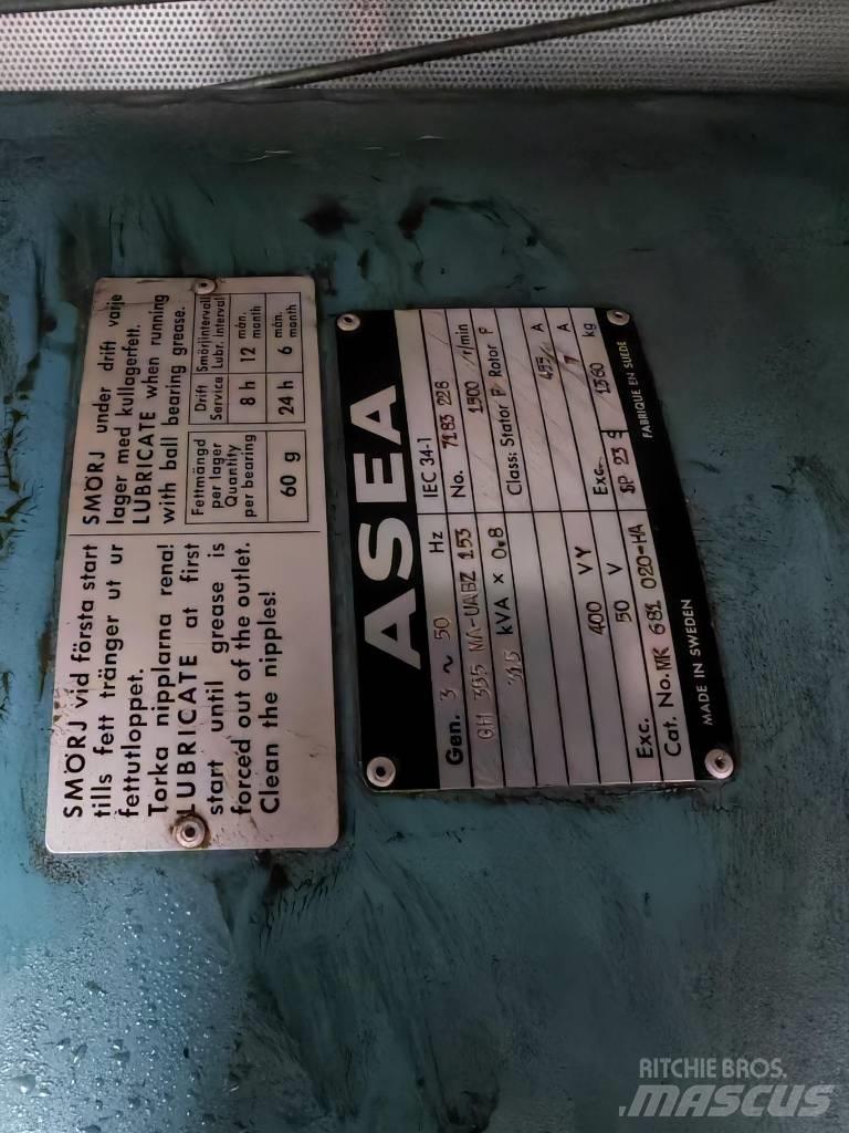 Asea 320kVA 295kW 柴油發電機