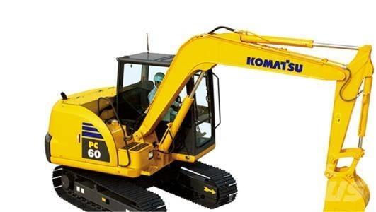 Komatsu PC 60-8 小型挖土機/掘鑿機<7t(小型挖掘機)