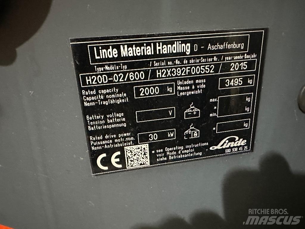 Linde H20D-02 柴油卡車