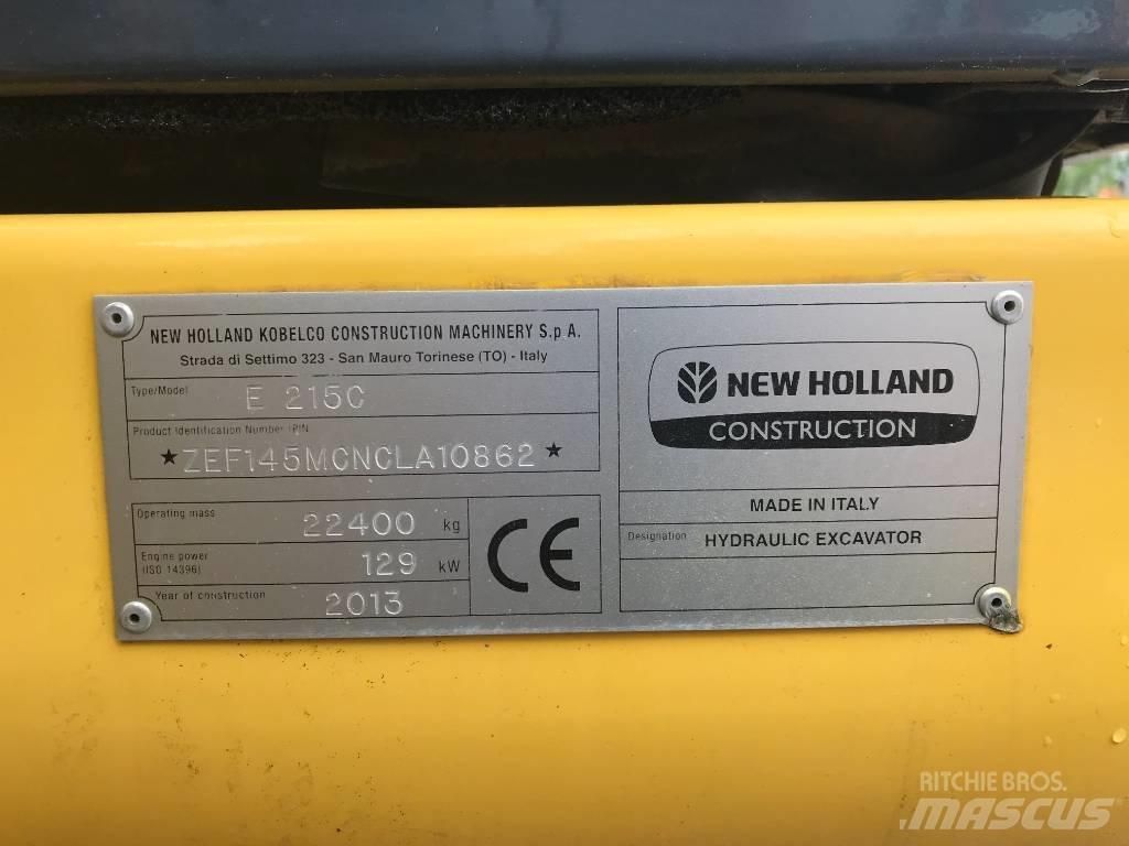 New Holland E 215 C 履帶式 挖土機/掘鑿機/挖掘機