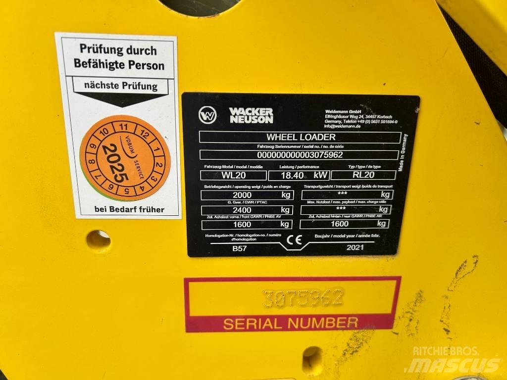 Wacker Neuson WL 20 輪胎式裝載機