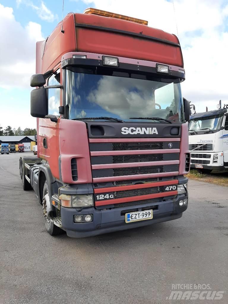 Scania R 124 吊鉤式起重車
