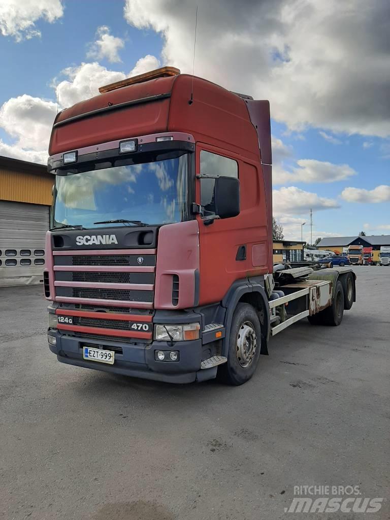 Scania R 124 吊鉤式起重車