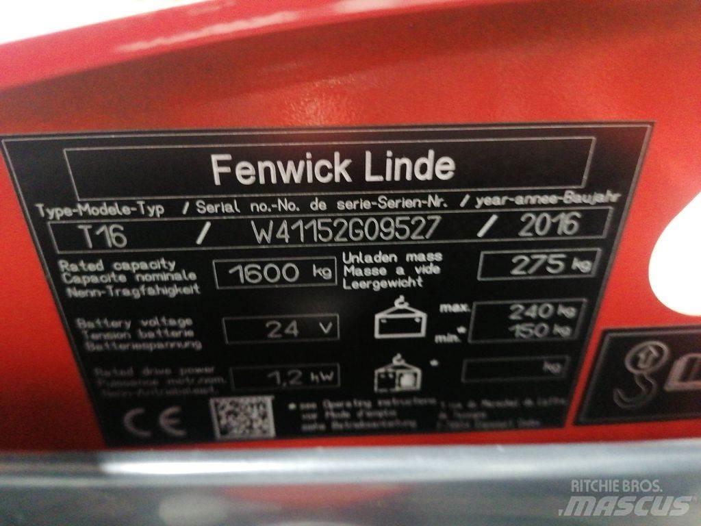 Linde T16 低架升降機