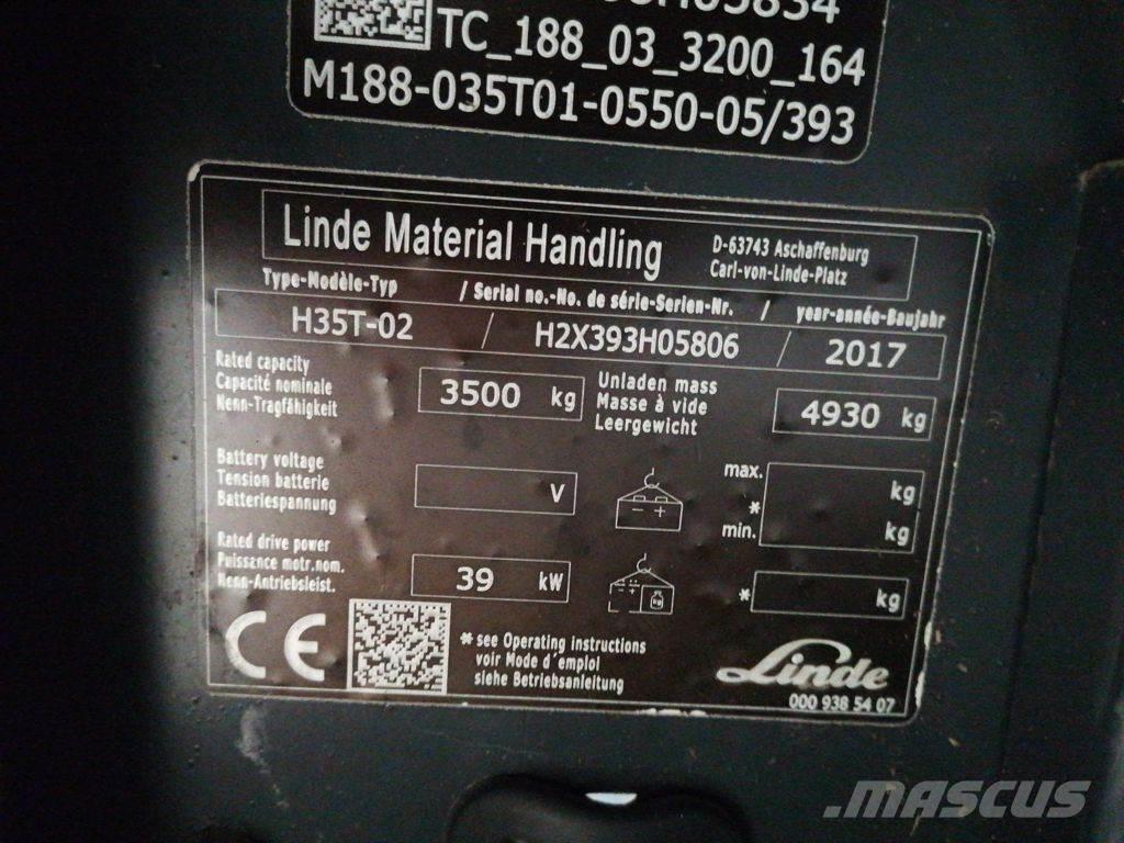 Linde H35T-02 液化石油氣LPG卡車