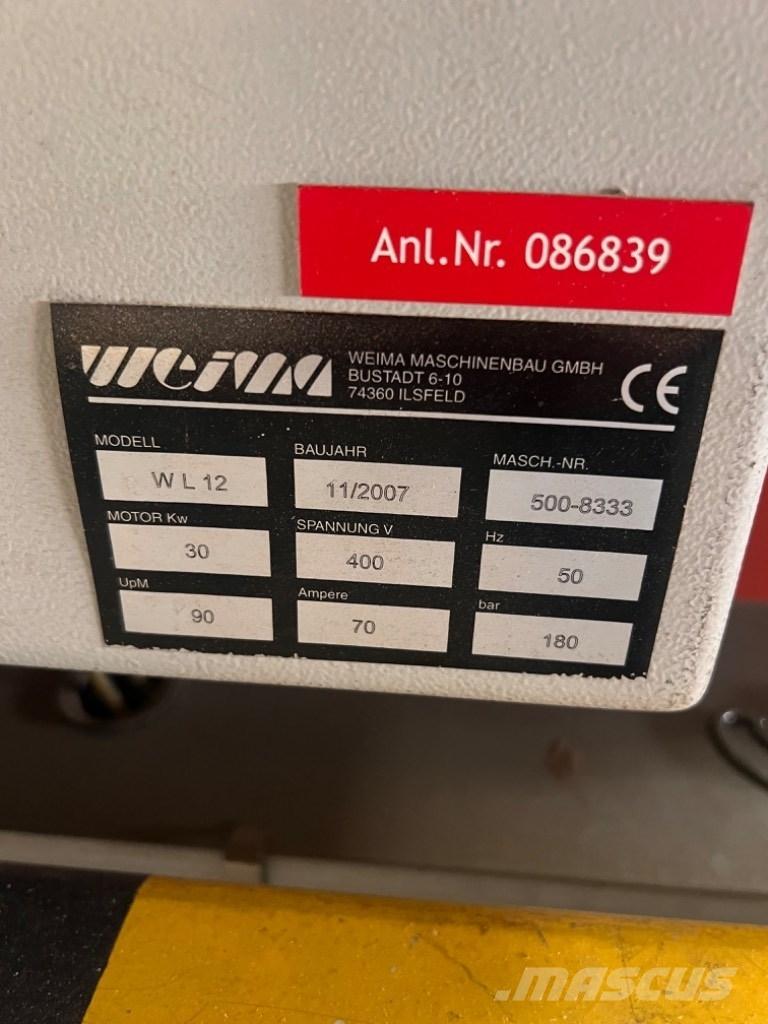Weima HWV 3000 / WL12 廢棄物撕碎機