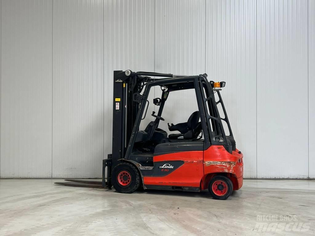 Linde E30-01 電動堆高機
