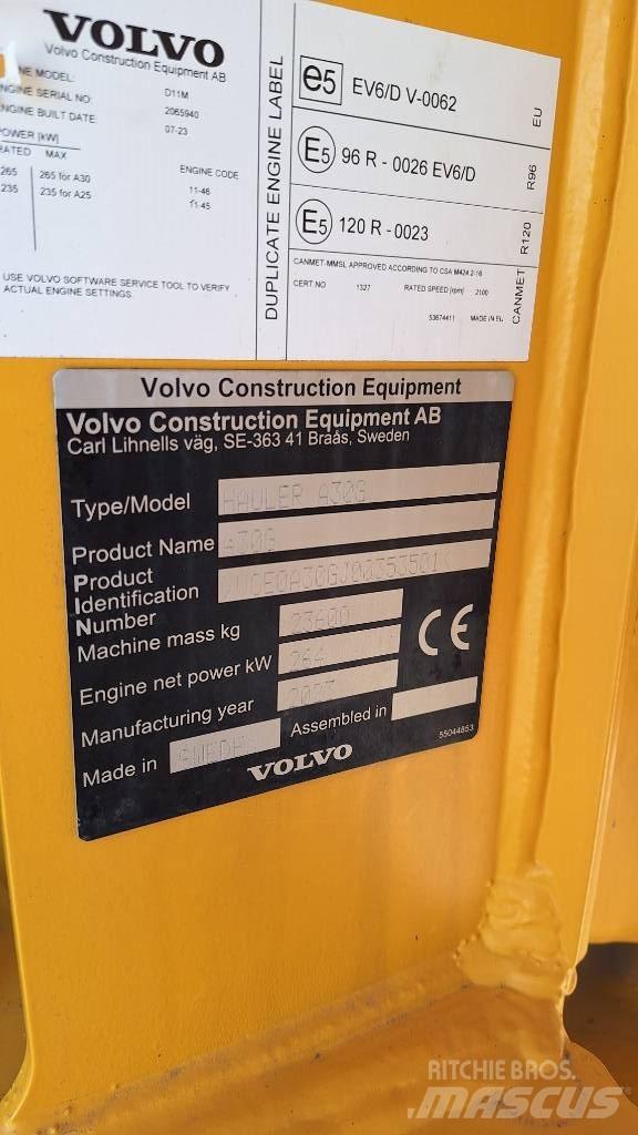Volvo A 30 G 鉸接式起吊車