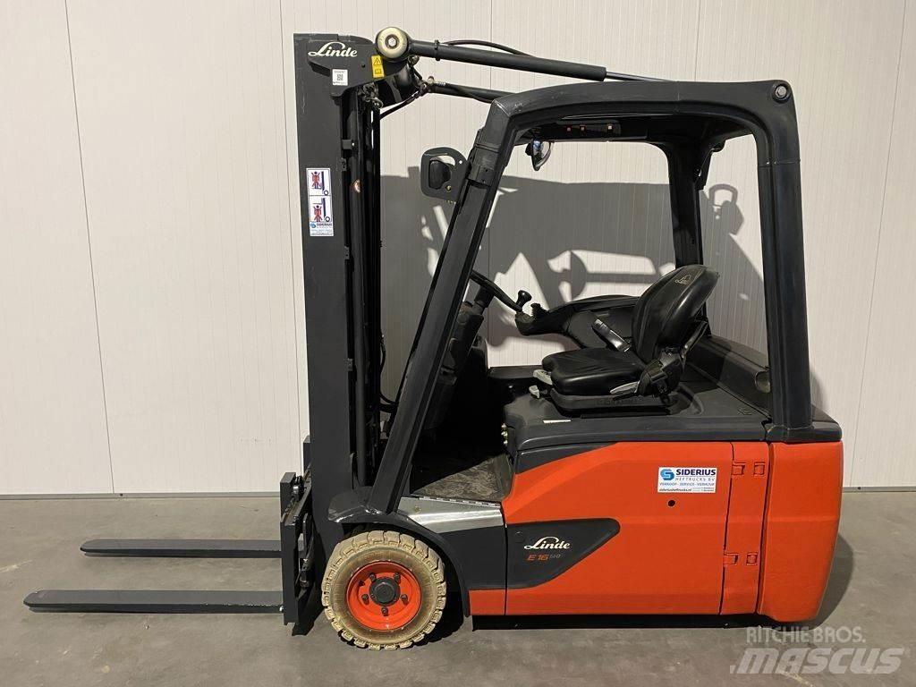 Linde E16L-386 電動堆高機