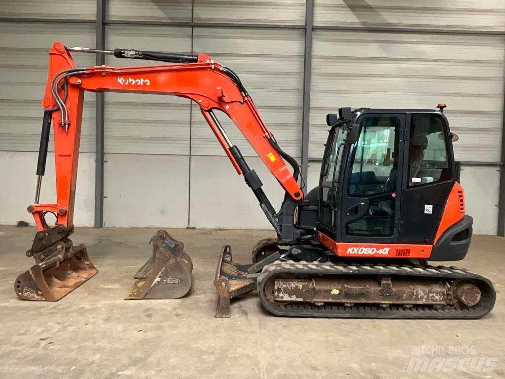 Kubota KX 080-4 A 中型挖土機/掘鑿機/挖掘機 7t-12t