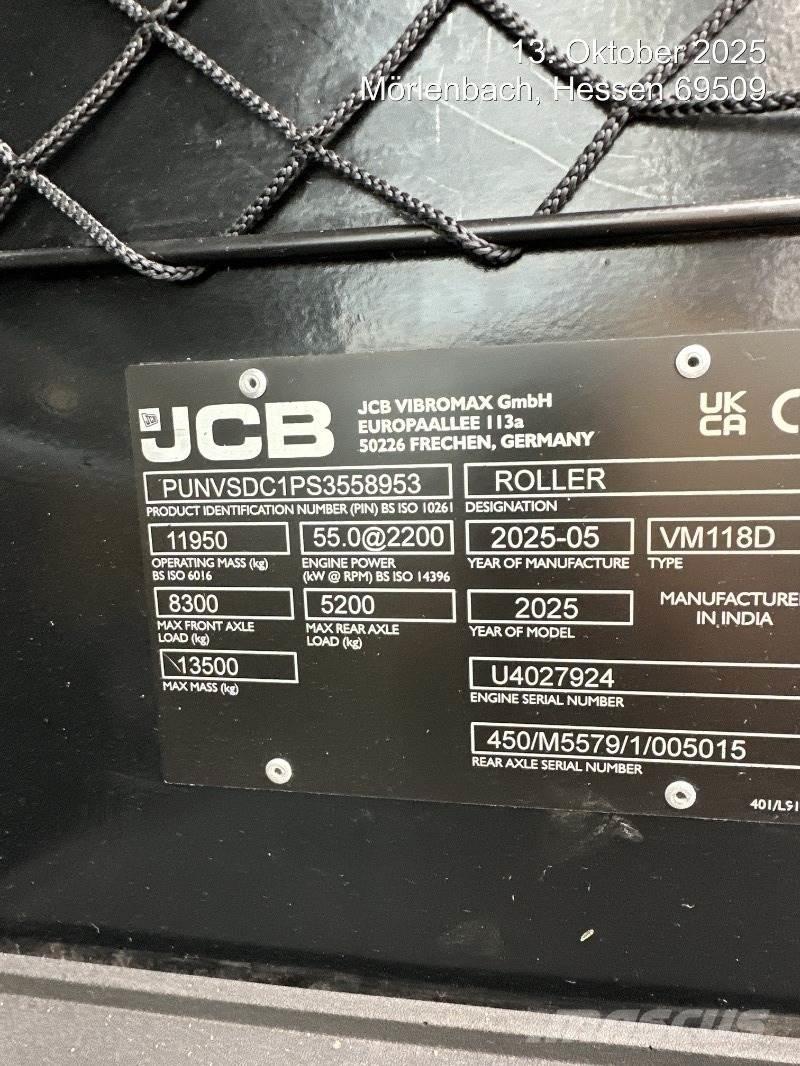 JCB VM118D 滾壓機