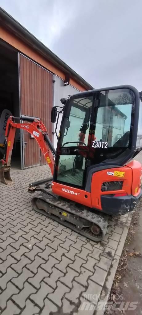 Kubota KX 019-4 小型挖土機/掘鑿機<7t(小型挖掘機)