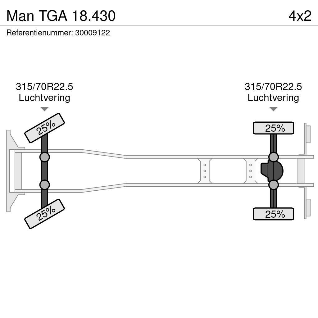 MAN TGA 18.430 貨櫃框架卡車