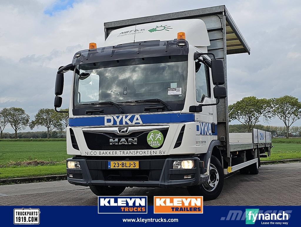 MAN 12.190 TGL 平板式/側卸式卡車