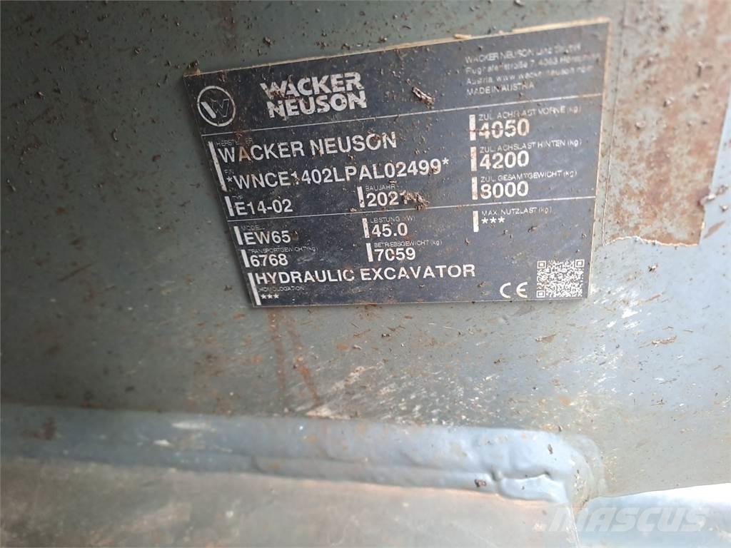Wacker Neuson EW65 旋轉式挖土機/掘鑿機/挖掘機