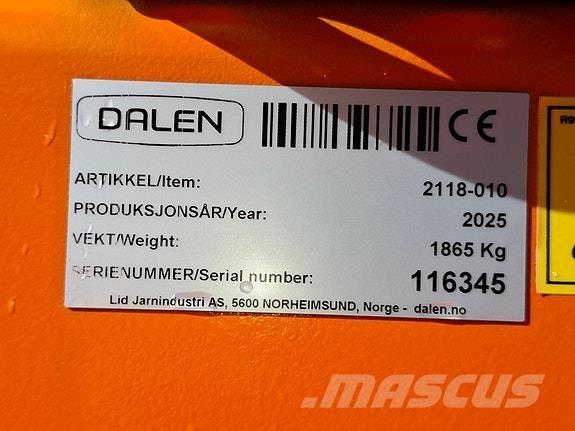 Dalen 2118 掃雪機