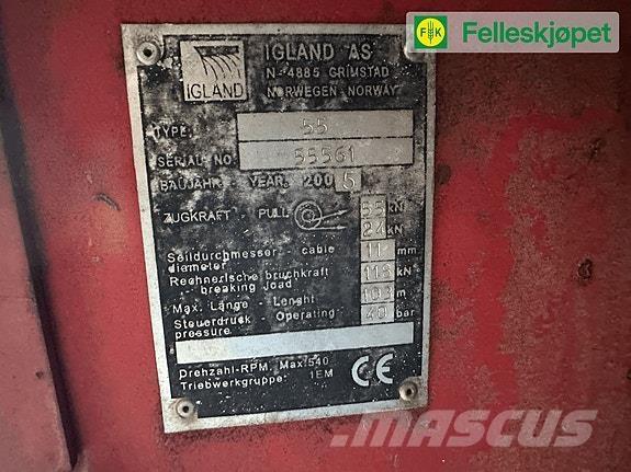 Igland 55 Vinsj 林業其他機械設備