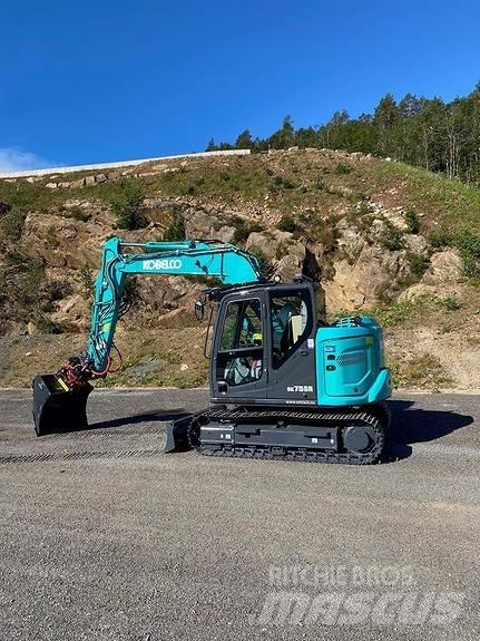 Kobelco SK75SR-7 中型挖土機/掘鑿機/挖掘機 7t-12t