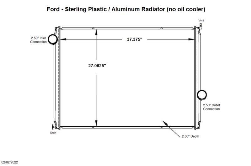 Ford L9000 散熱器/水箱