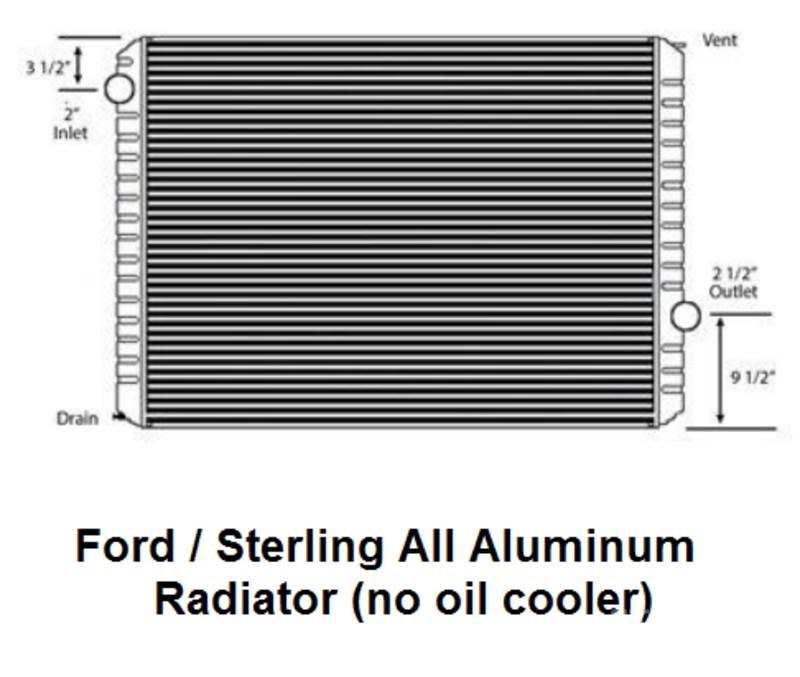 Ford L9500 散熱器/水箱