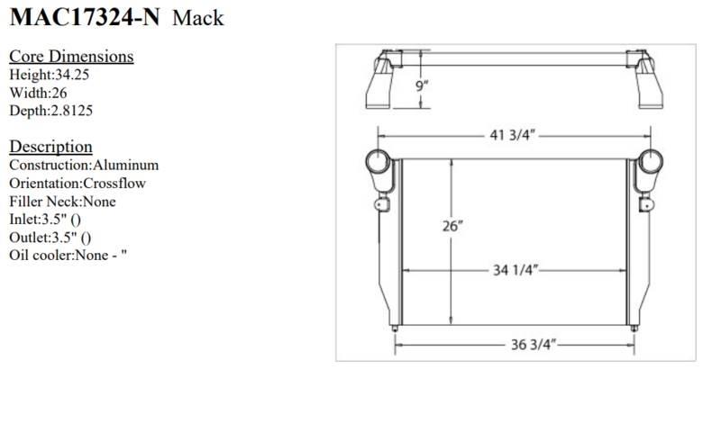 Mack CXN 其他組件