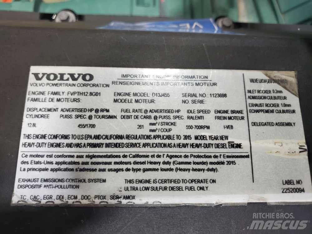 Volvo D13J 引擎/發動機