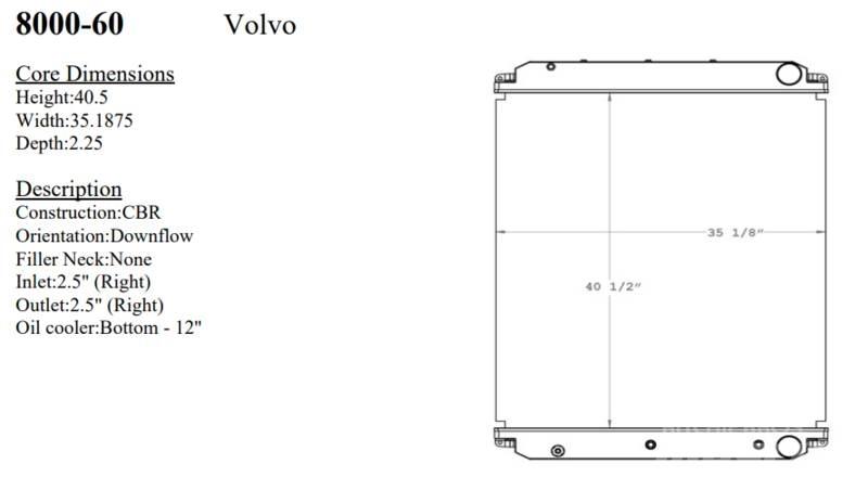 Volvo VT 散熱器/水箱