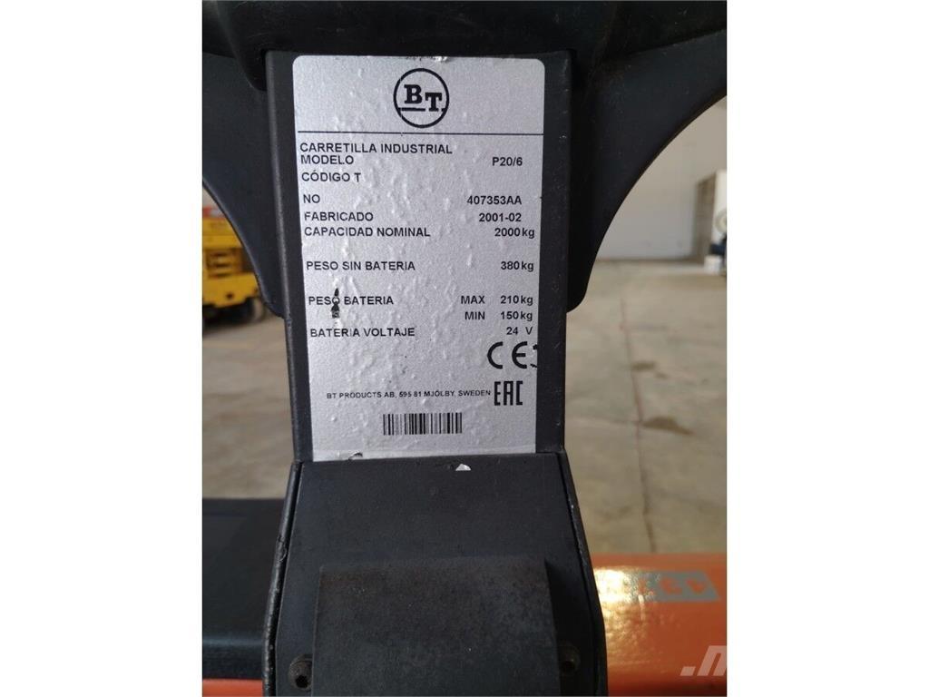 BT P20 低架升降機